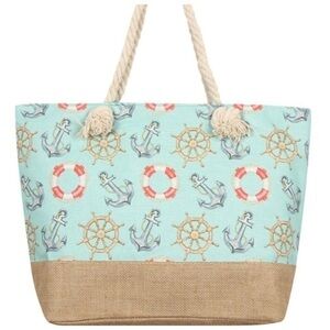 🆕Large blue nautical tote